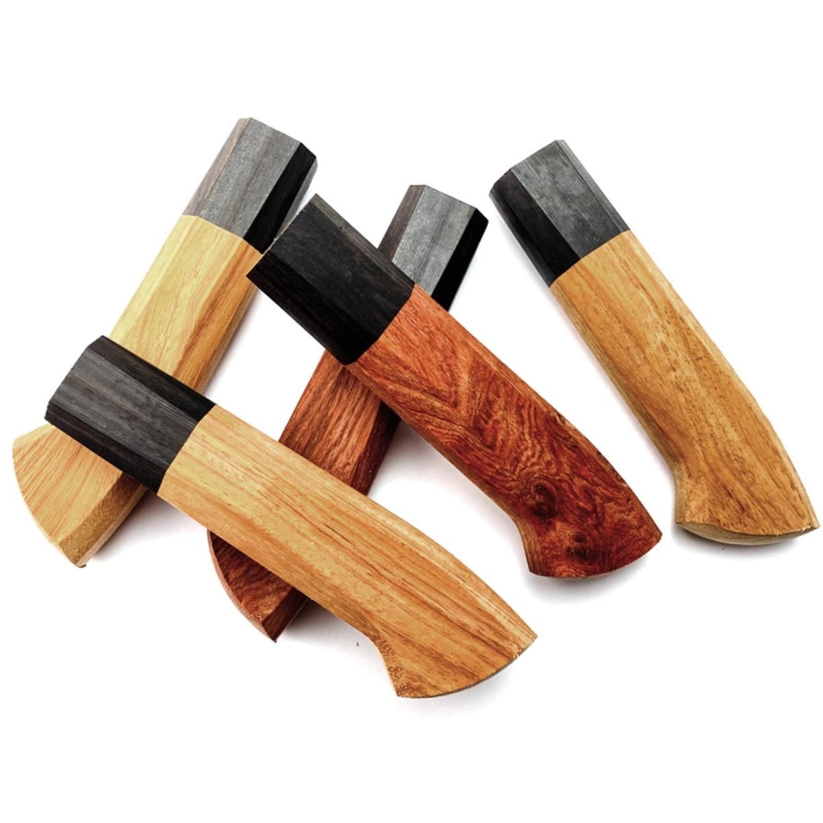 Japanese Knife Handle Solid Wood for Chef Santoku Yanagiba Deba Knives DIY