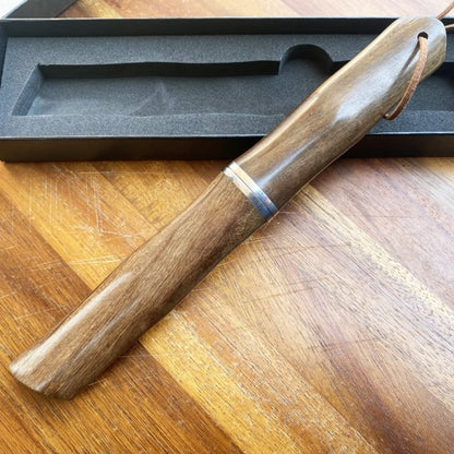 Bamboo Shape Hand Forged Damascus Steel Fixed Blade Knife Collectible Gift