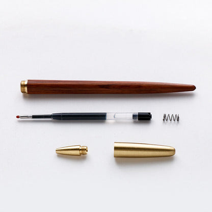 Custom Made Retro Solid Brass Sandalwood Craft Pen G2 Ball Point Pen EDC Gift2