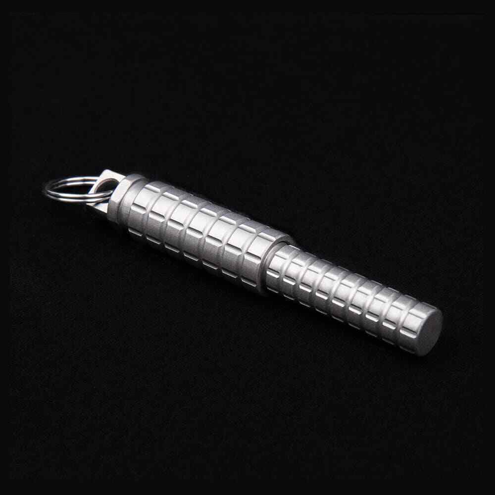 Mini Titanium Alloy Ball Point Pen Art Craft Pocket Keychain Carry EDC Gift