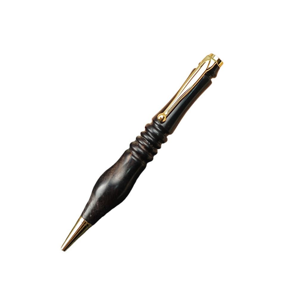 Ebony Wood Click Ballpoint Pen Creative Gift Wooden Pen Customizable Handmade