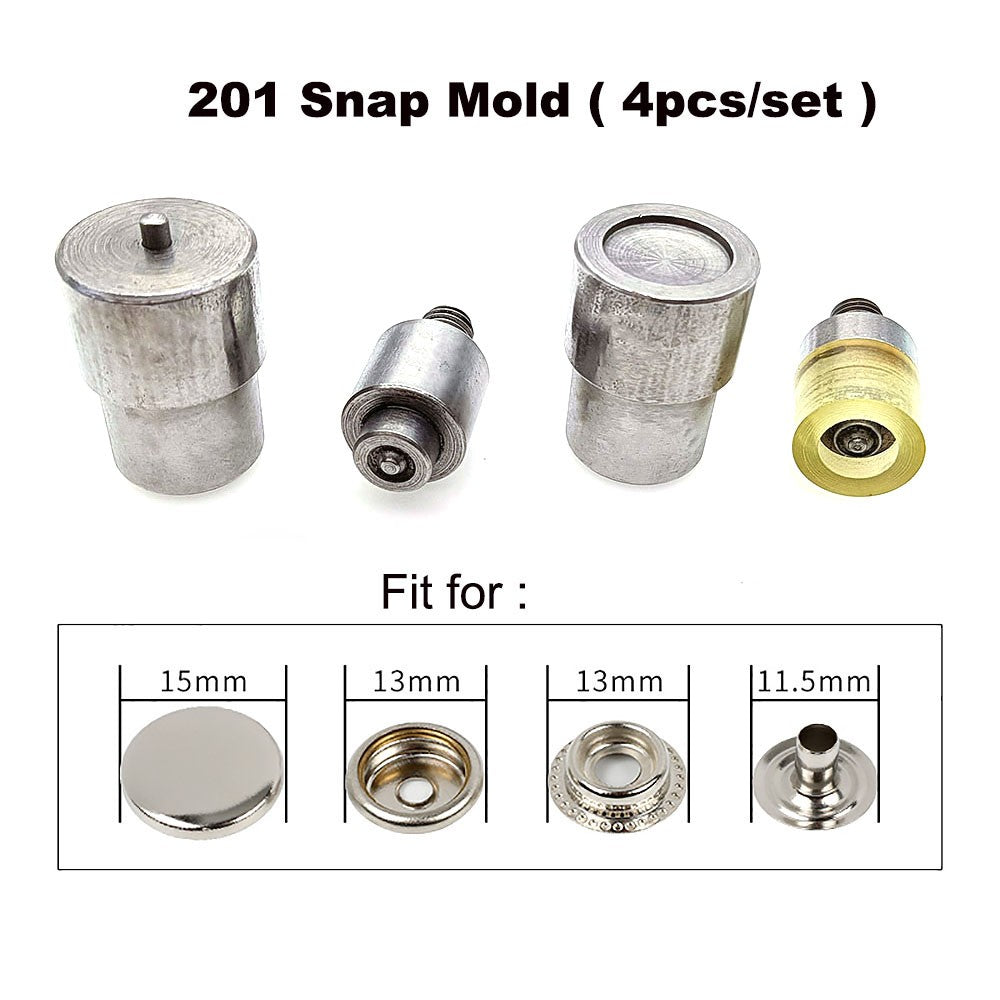 Manual Button Installation Machine Mute Stamping Snap Rivets Eyelet Mold Tools