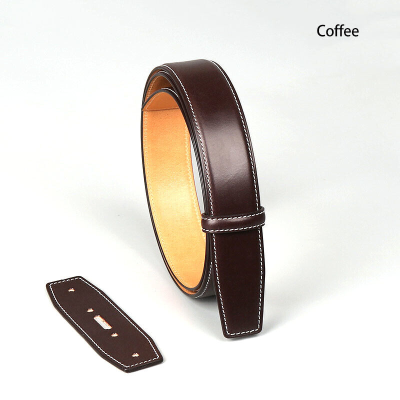 Top Vegetable Tanned Bridle Leather Belt Blank Material Hand Sewing Craft DIY