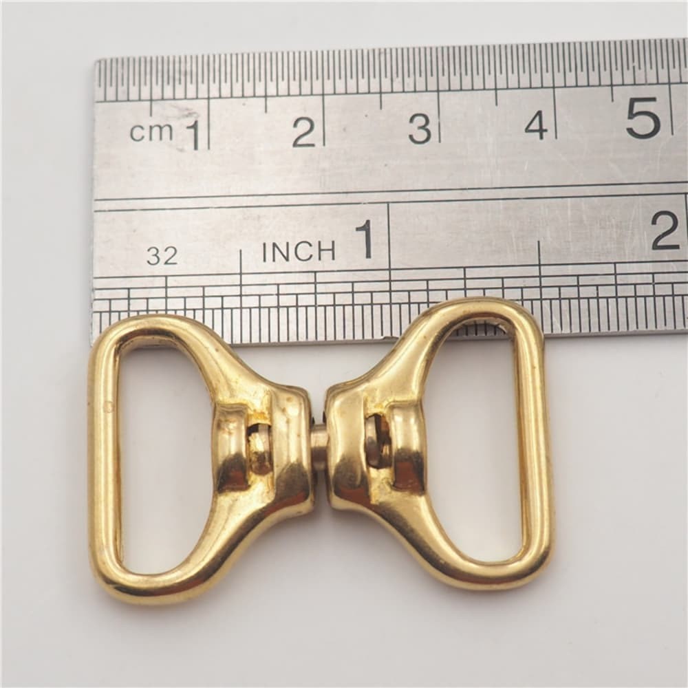 Solid Brass Swivel Figure 8 Ring Pet Leash Connector Bag Strap Hardware Link DIY