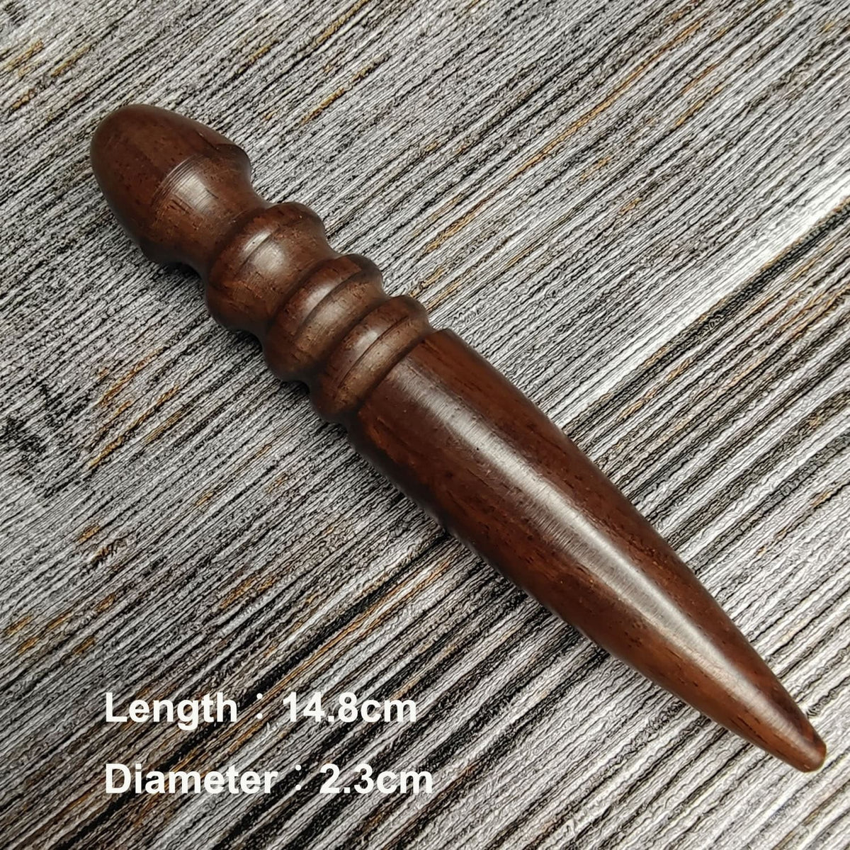 Blackwood Rosewood Edge Burnisher Multi-Size Grooves for Leathercraft Finishing