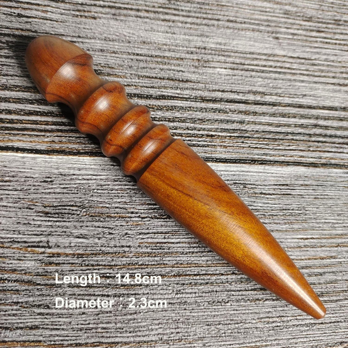 Blackwood Rosewood Edge Burnisher Multi-Size Grooves for Leathercraft Finishing