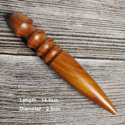 Blackwood Rosewood Edge Burnisher Multi-Size Grooves for Leathercraft Finishing