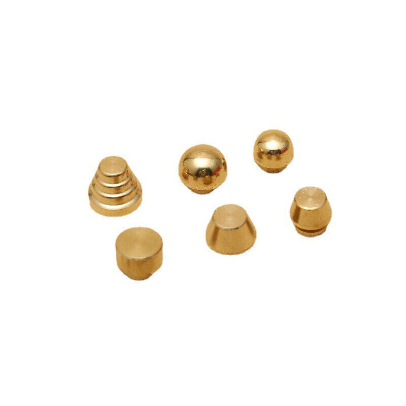 20 x Leather Craft Solid Brass Screw Luggage Punk Nail Stud Rivets Accessories