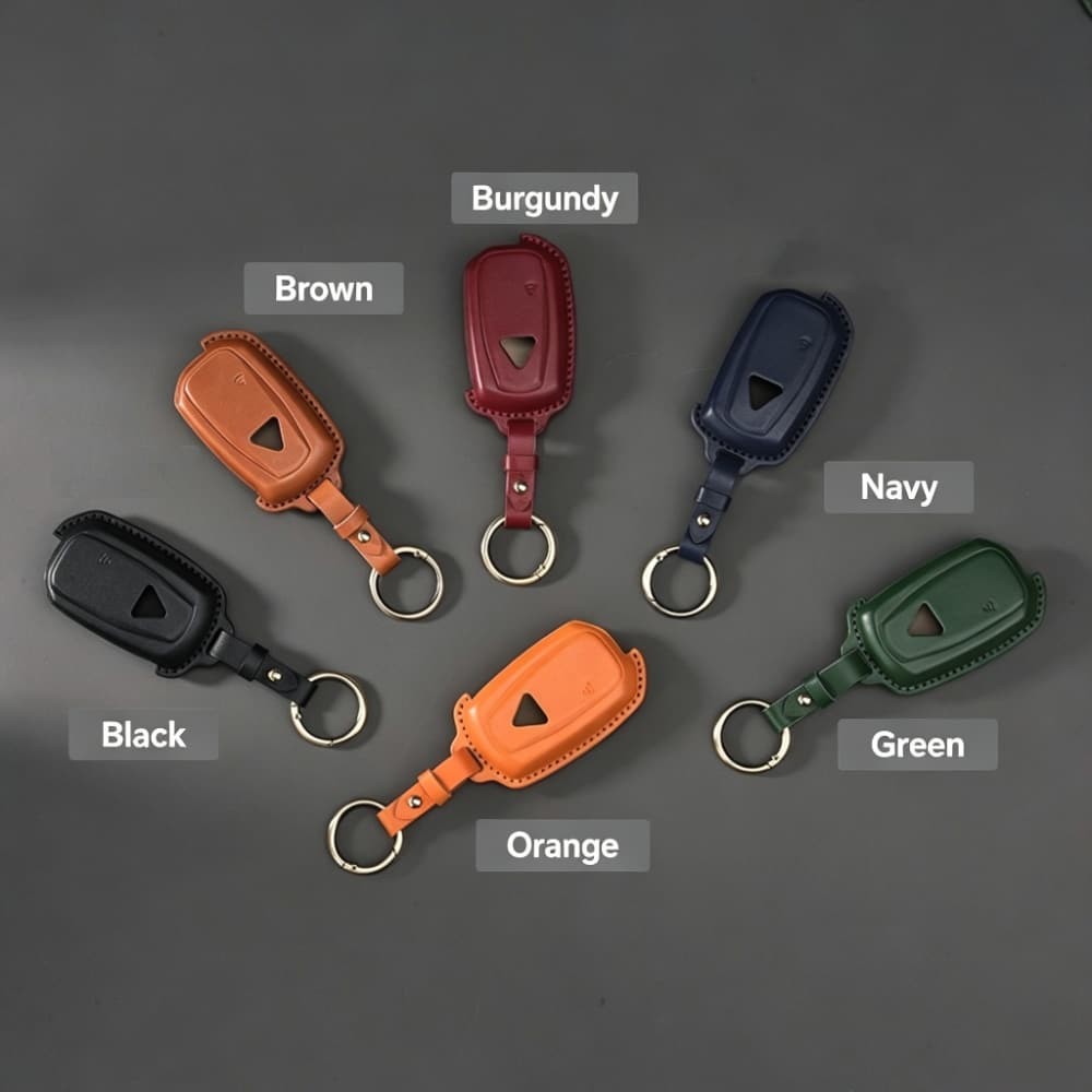 Genuine Leather Motorcycle Key Case for Triumph Scrambler 1200 XC XE Rocket