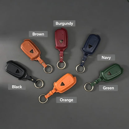 Genuine Leather Motorcycle Key Case for Triumph Scrambler 1200 XC XE Rocket