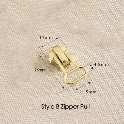 YKK No5 Zipper Tape Brass Teeth One Way Zipper Bag Handbag Hand DIY Accessories