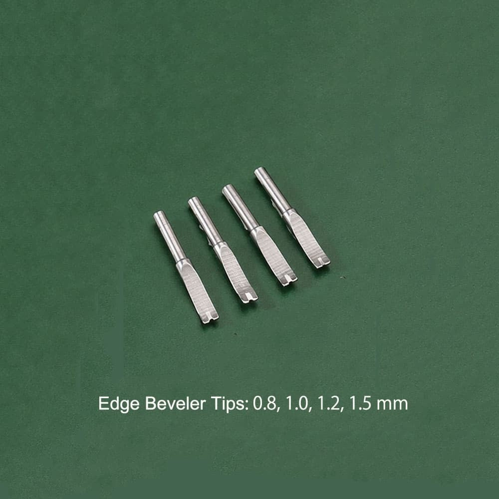 Adjustable Multi Blade Leather Edge Groove Tool Wood Handle Beveler Groover