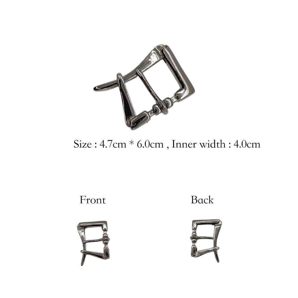 Solid Brass High End Casual Belt Buckle 40mm Pin Buckle Quick Release Accessory