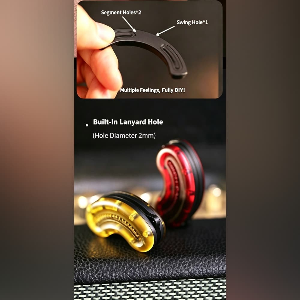 Mechanical Fidget Slider Card EDC Desk Toy Sensory Stress Relief Gadget