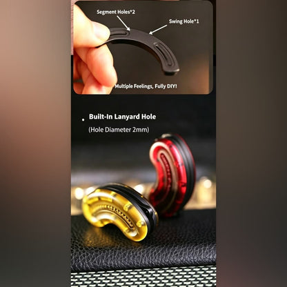 Mechanical Fidget Slider Card EDC Desk Toy Sensory Stress Relief Gadget