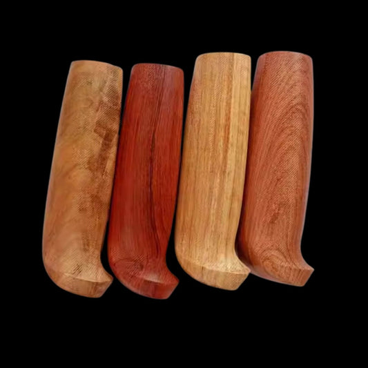 New Solid Wood Knife Handle Handlebar DIY Tool Wooden Knife Grip Craft Material