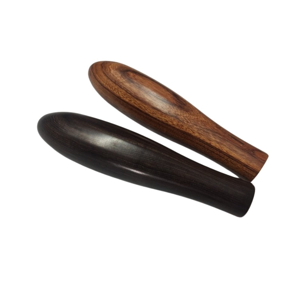 Wooden Portafilter Handle Replacement With Threaded, Bottomless or With Spout