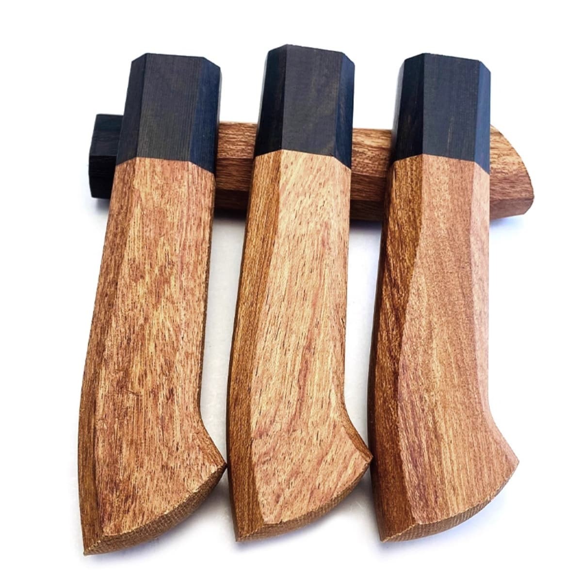 Japanese Knife Handle Solid Wood for Chef Santoku Yanagiba Deba Knives DIY