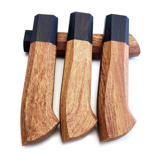 Japanese Knife Handle Solid Wood for Chef Santoku Yanagiba Deba Knives DIY