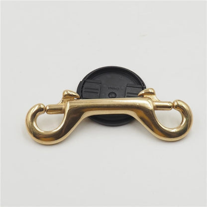 Solid Brass Double End Hook Buckle Heavy Duty Bag Connector Pet Leash Snap Clip