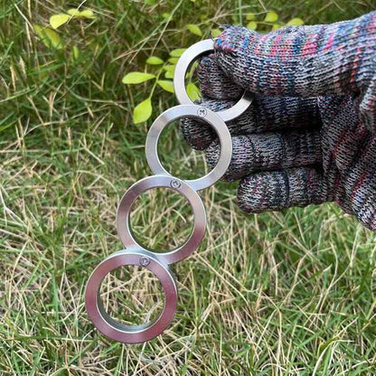 New Edition 201 Stainless Steel Mini Collector Ring EDC Decompression Toy