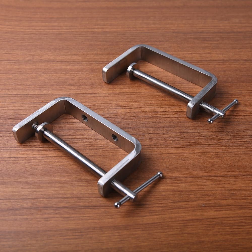 High Quality Stainless Steel G Clamp Leather Craft Woodwork C Joiner DIY Tools