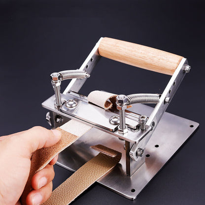 Stainless Steel Leather Craft Thinning Machine Manual Cutting Peeler DIY Tools A