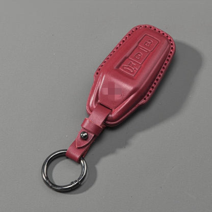 Handmade Genuine Leather Car Key Case for 2025 Audi A5L Q5L