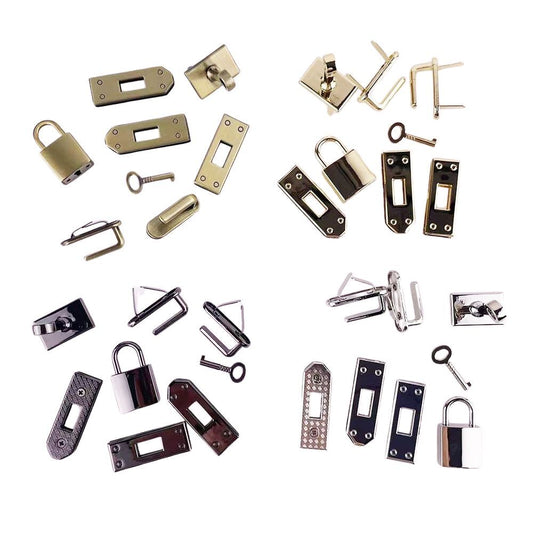 Metal Clasp Lock Suitcase Kelly Bag DIY Hasp Buckle Leather Craft Accessories
