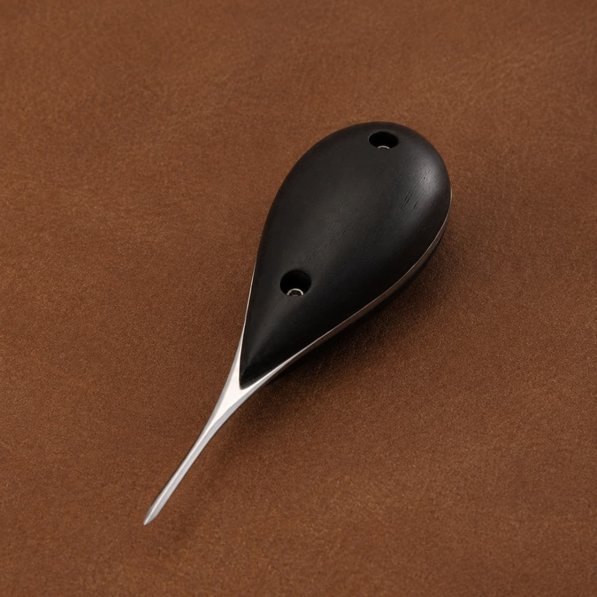Premium French Leather Craft Round Diamond Flat Awl Hand Stitching Tools