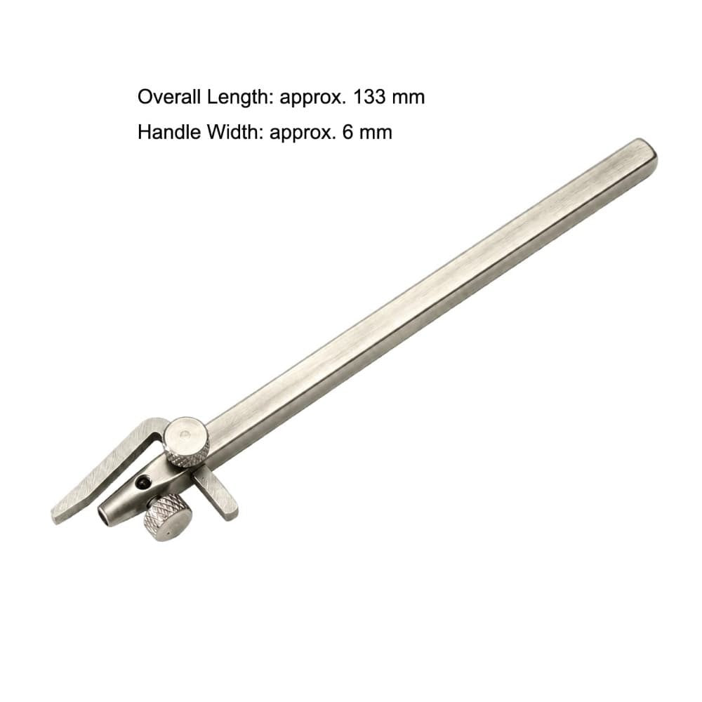 Adjustable Multi Blade Leather Edge Groove Tool Wood Handle Beveler Groover