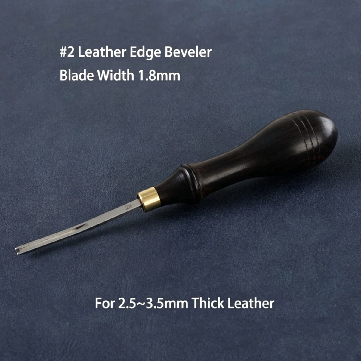 Ebony American Straight Leather Edge Beveler Belt Rounding Trimmer DIY Tool