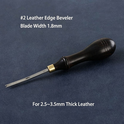 Ebony American Straight Leather Edge Beveler Belt Rounding Trimmer DIY Tool