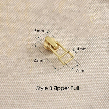 No3 Zipper Tape Brass Teeth One Way Zipper Bag Handbag Hand DIY Accessories