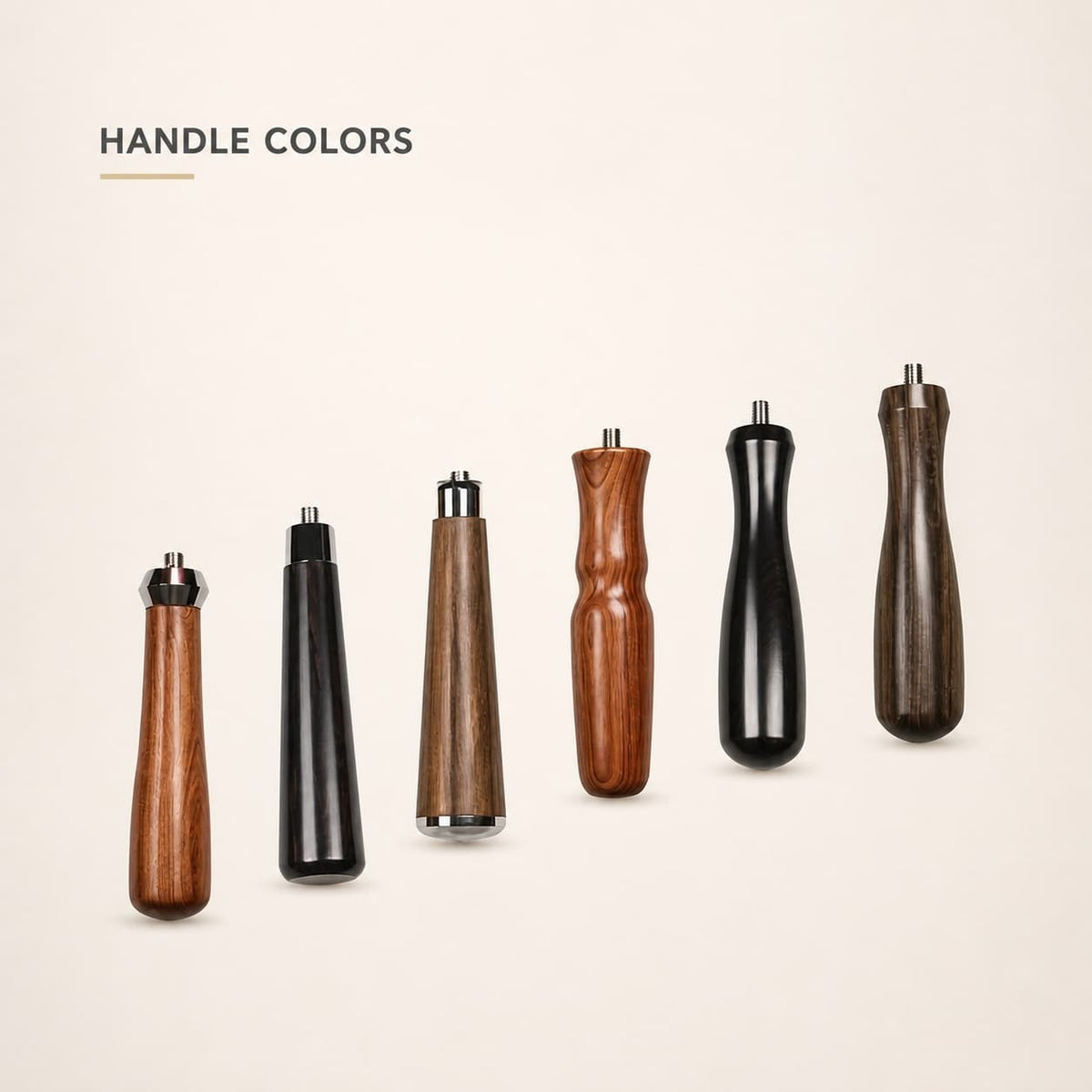 Universal Coffee Machine Wood Handle Replacement Red Rosewood Blackwood Walnut