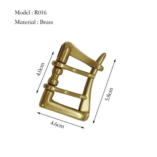 Solid Brass High End Casual Belt Buckle 40mm Pin Buckle Quick Release Accessory