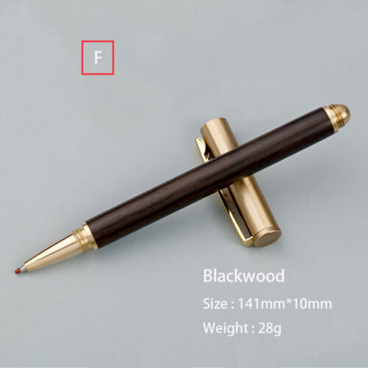 Custom Made Retro Solid Brass Sandalwood Craft Pen G2 Ball Point Pen EDC Gift2