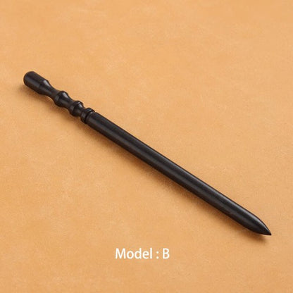 Blackwood Rosewood Edge Burnisher Multi-Size Grooves for Leathercraft Finishing