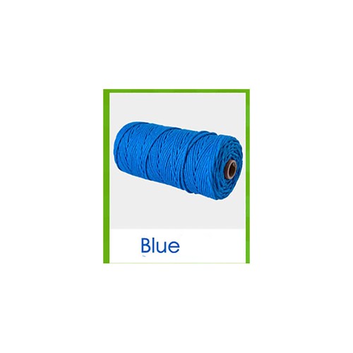 3mm Colorful Cotton Cord Twisted Macrame Rope Handmade Craft String Textile Diy