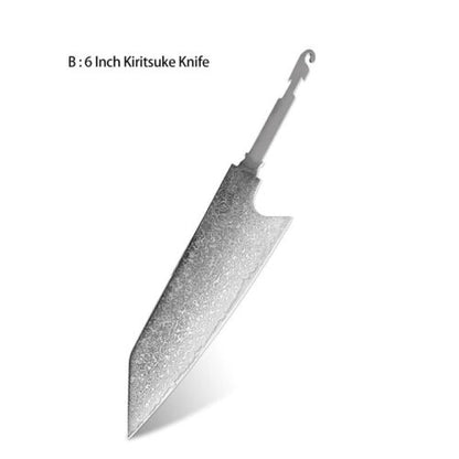 Kitchen Chef Making Knife Blank Blade DIY Tool Home Hobby Damascus Material