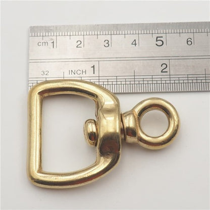 Solid Brass Swivel Figure 8 Ring Pet Leash Connector Bag Strap Hardware Link DIY
