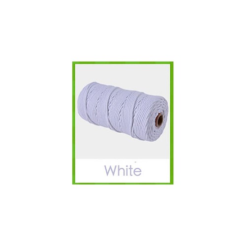 3mm Colorful Cotton Cord Twisted Macrame Rope Handmade Craft String Textile Diy