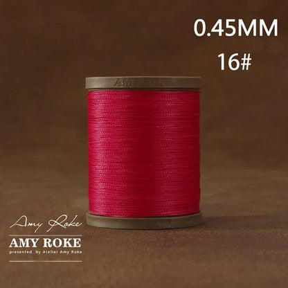 Professional High Quality Amy Roke Waxed Polyester Thread 045mm for Leather Hand Stitching DIY Craft Accessory