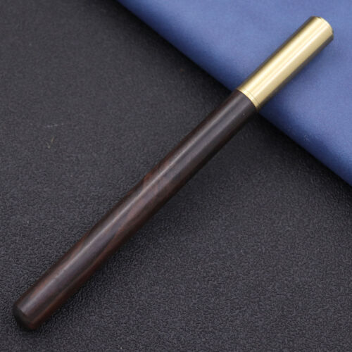 Custom Made Retro Solid Brass Sandalwood Craft Pen Ball Point Pen EDC Gift