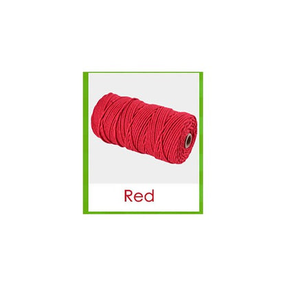 3mm Colorful Cotton Cord Twisted Macrame Rope Handmade Craft String Textile Diy