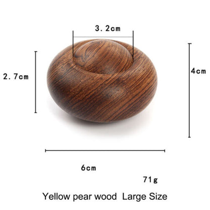 Luxury Wooden Craft Transfer Ball Finger Massager Hand Toy Relieve Pressure EDC