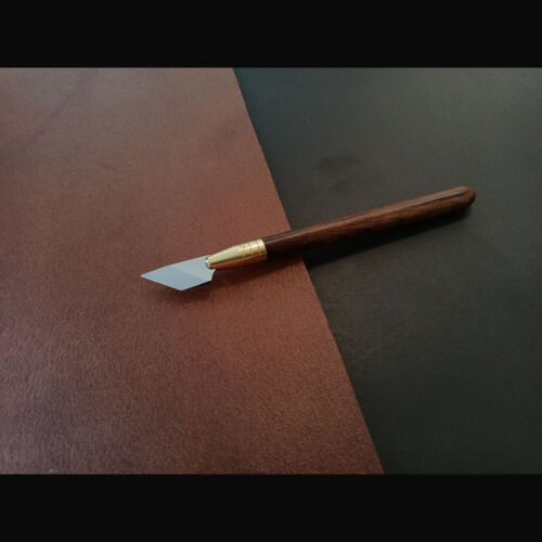 Leather Craft Bevel-Point Edge Knives Wooden Carving Pen Knife Cutting Tools Diy