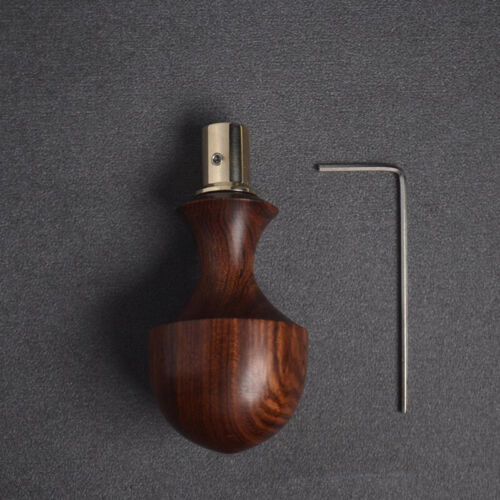 Wooden Handle Leather Craft Stitching Awl Sewing Tools Round Diamond Hexagon DIY