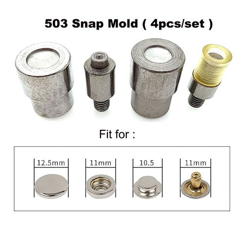 Manual Button Installation Machine Mute Stamping Snap Rivets Eyelet Mold Tools