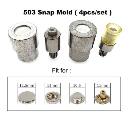 Manual Button Installation Machine Mute Stamping Snap Rivets Eyelet Mold Tools